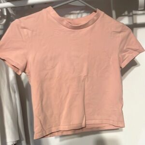 H&M Women’s Divided Cropped T-Shirt | Size M
